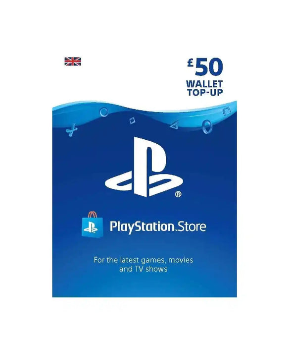 £50 Playstation Wallet Top Up UK account – [E-mail Delivery]