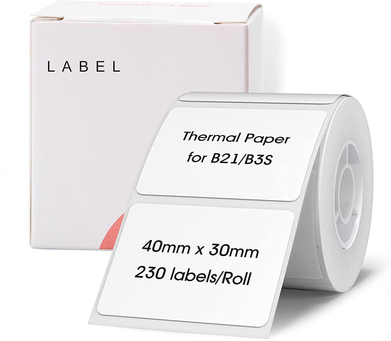 NIIMBOT 40mm x 30mm thermal label for B21 label maker
