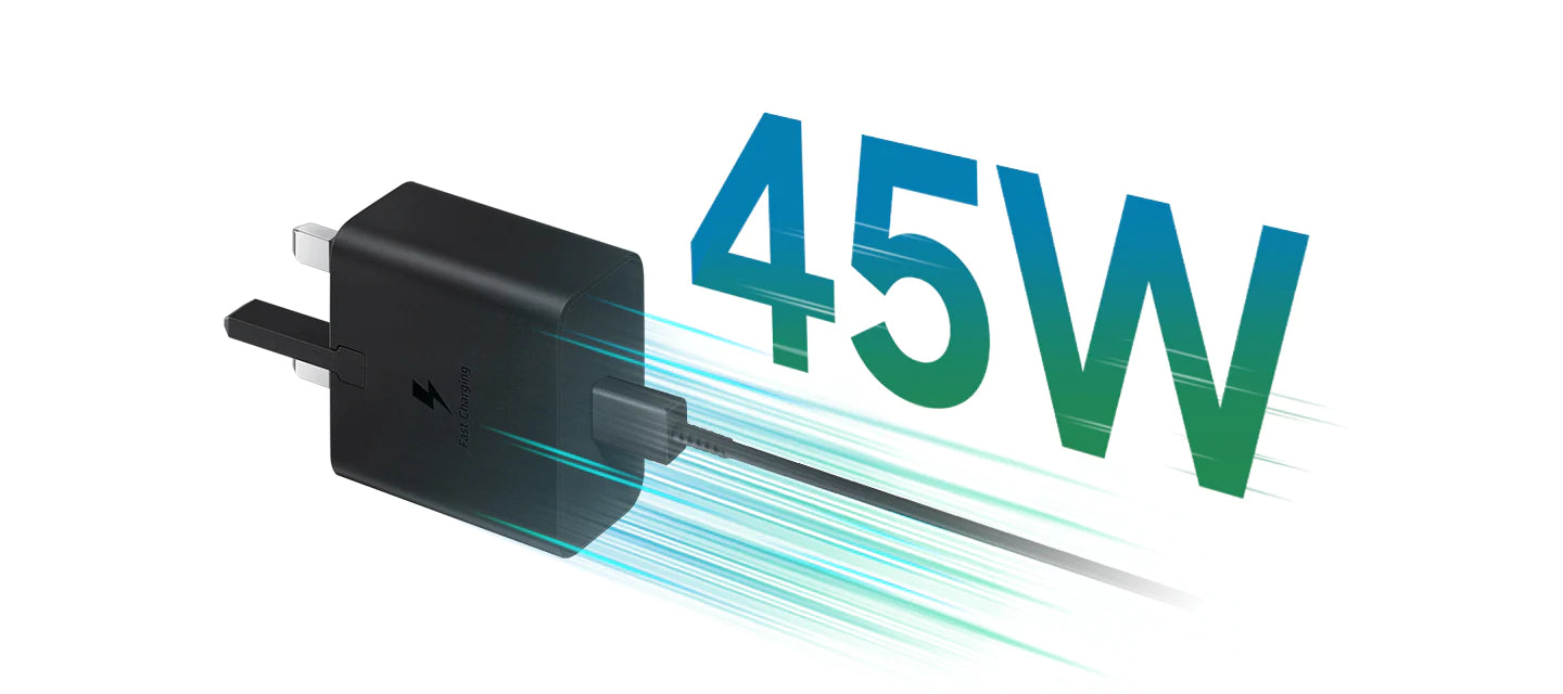 Samsung - 45W Super Fast Charging Travel Adapter USB-C - Black